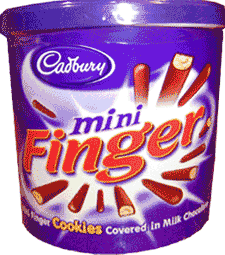 Cadbury's Mini Fingers Tub Irish Cookies