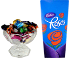 Cadbury Roses chocolates consists of 16.9 ounces of individually wrapped chocolates