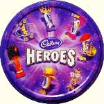 Cadburys Hero's 950g Tin