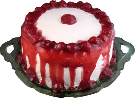 Quick Cherry & Cream Cheese Dessert Cake