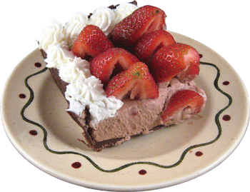 Chocolate Box w/ Berries & Cream Slice