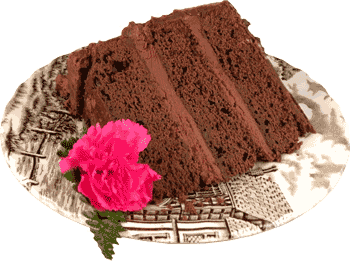 Chocolate Irish Cream Truffle Cake Slice