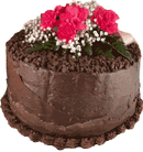 Chocolate Irish Cream Truffle Cake