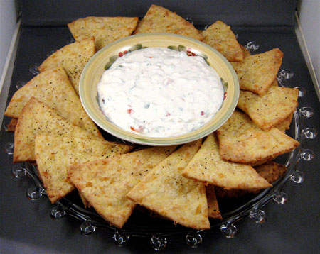 Irish Appetizer Cheddar Triangles