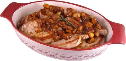 Irish Apple Maple Pork Chops