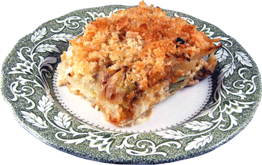 Potato & Leek Bake Slice