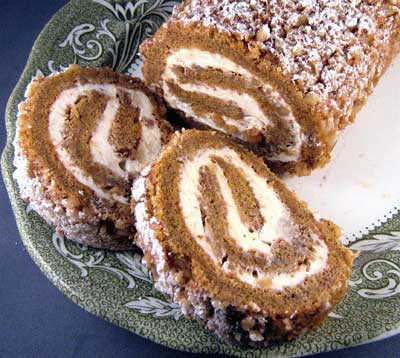 Pumpkin & Cream Cheese Roll 