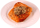 Seared Salmon with Raisin and Caper Butter
