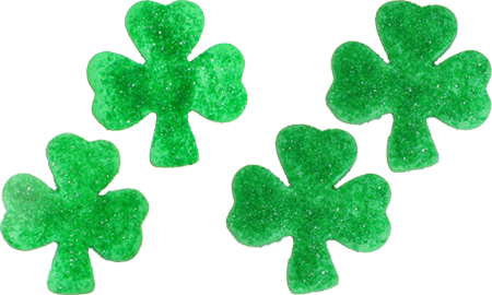 Shamrock Sugar Cookies