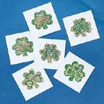 Glitter Shamrock Body Tattoos Pkg/12