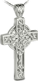 Sterling Silver Heavy Celtic Cross