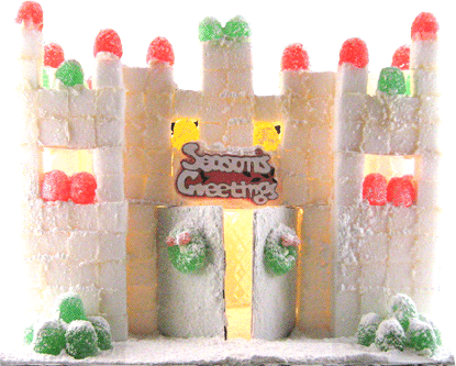 Christmas Irish Castle Centerpiece