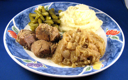 Sweet and Sauerkraut Pork