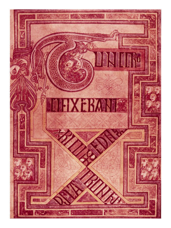Book of Kells: T Letters
