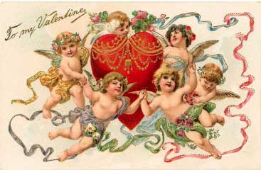 To My Valentine, Cupids Around Heart