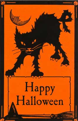 Happy Halloween, Black Cat