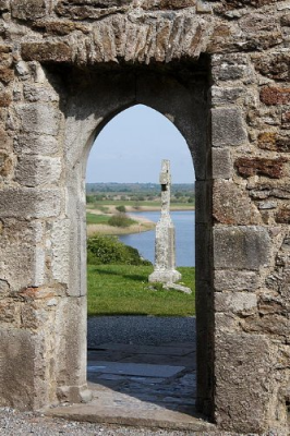 Shannon River and High Cross Clonmacnoise