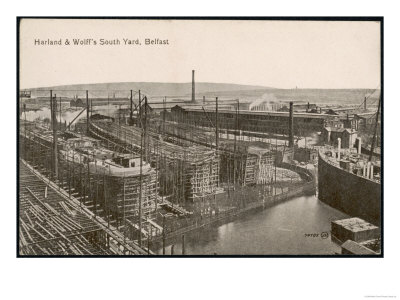 The South Yard of Harland and Wolff's Shipyards Belfast