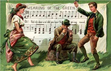 St. Patrick's Day Greeting - Wearing of the Green Sheetmusic