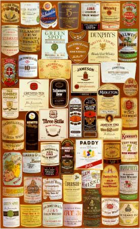 Irish Whiskey Labels